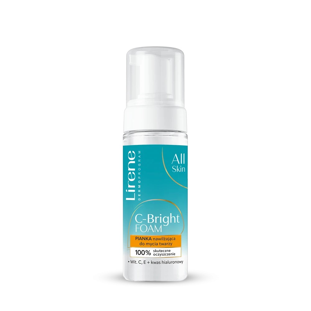 Lirene C-Bright spumă hidratantă de spălare a feței 150ml