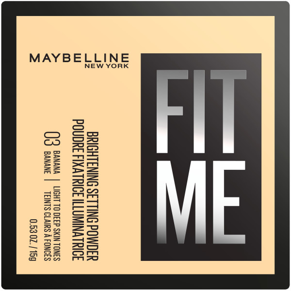 Maybelline Fit Me Mattifying Powder Pudră de față 03 Banana