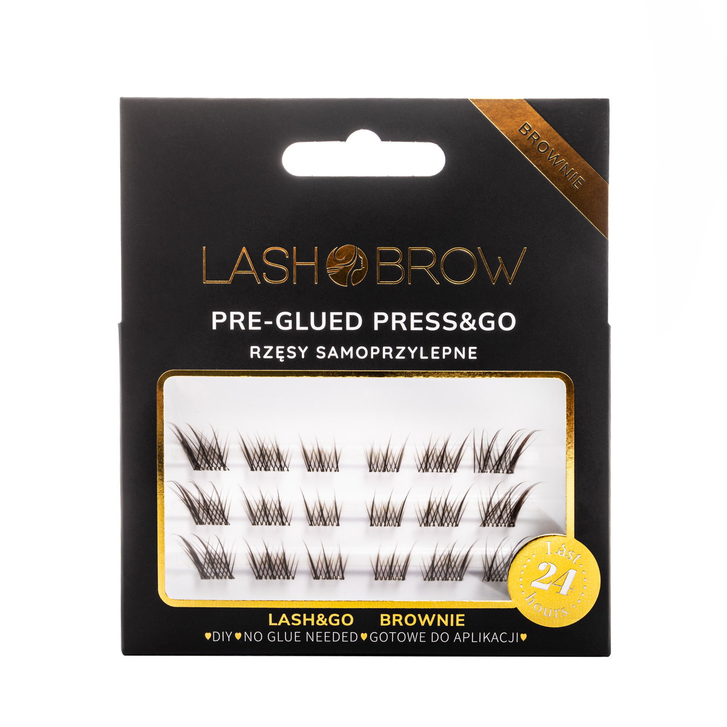 LASH BROW Press & Go Set de grămăjoare de lashy Brownie