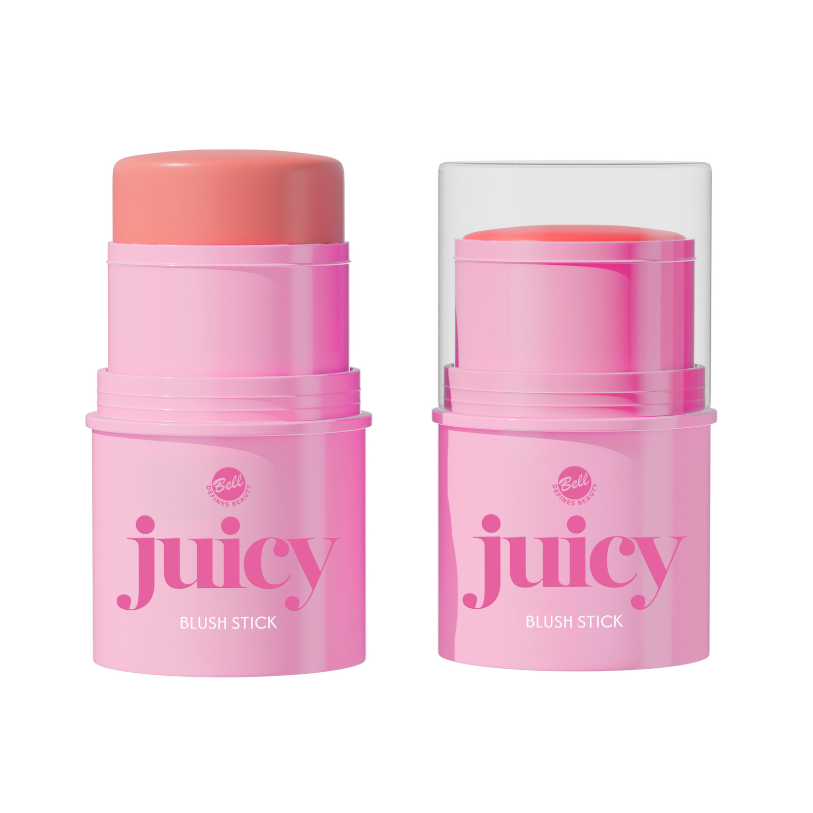 Bell Shape Juicy Blush Stick 001 Peachy Bloom