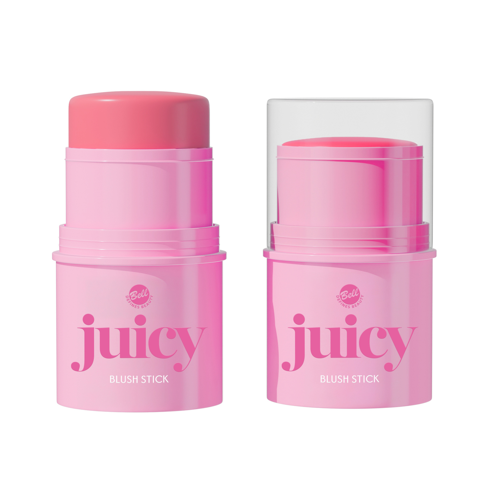 Bell Shape Juicy Blush Stick 002 Blooming Rose