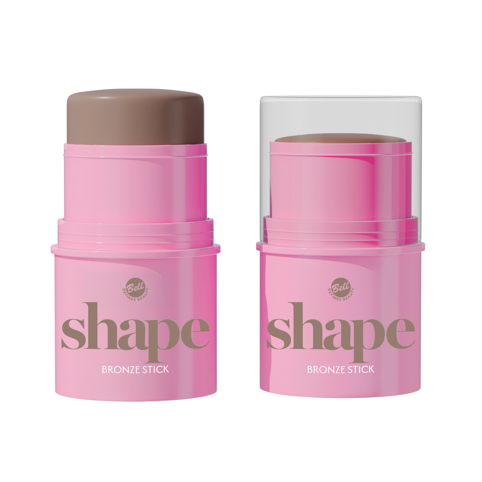 Bell Shape Bronze Stick Bronzer facial 001 Iced Mocha