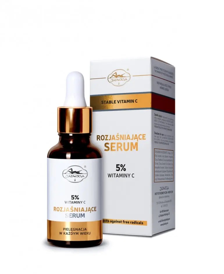 Jadwiga Ser de față iluminator cu vitamina C 5% 30ml