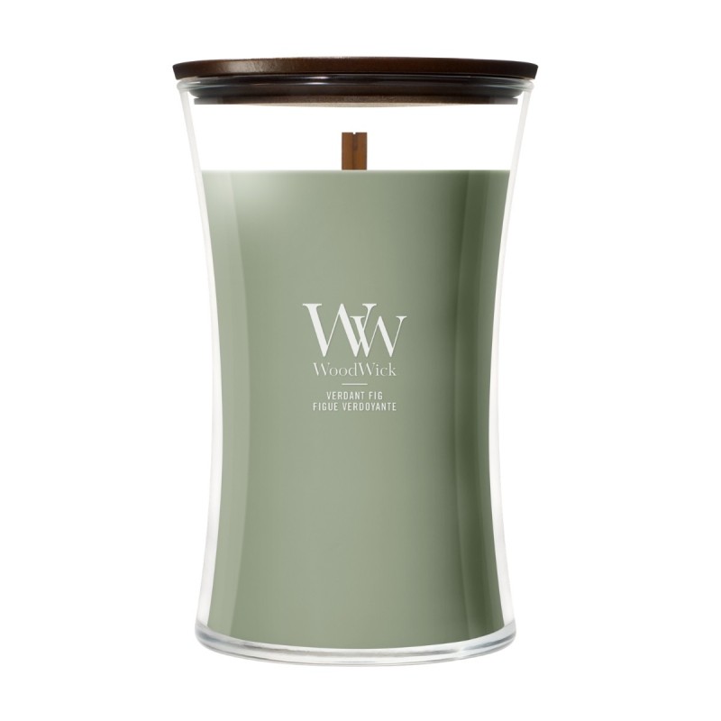 WoodWick Lumânare mare Verdant Fig