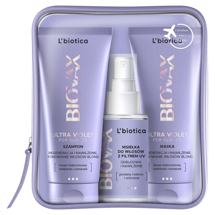 Biovax Ultra Violet pentru blond Kit de îngrijire a părului