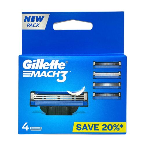 Lame de ras de schimb Gillette Mach 3 4 bucăți