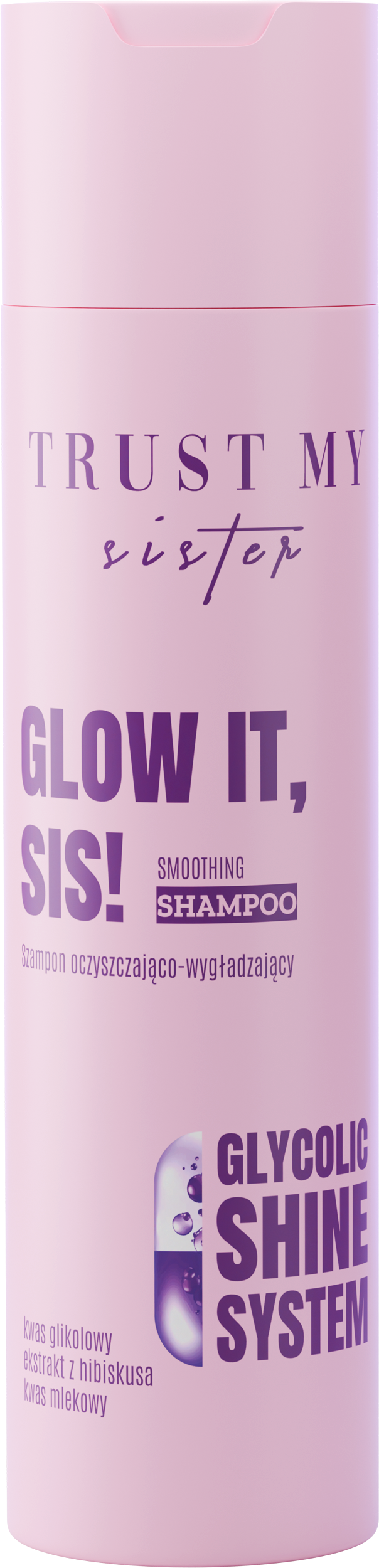 Trust my Sister Șampon de curățare și netezire Glow It cu acid glicolic 250ml