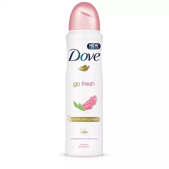 Spray antiperspirant Dove Go Fresh 48h Rodie Lămâie 150ml