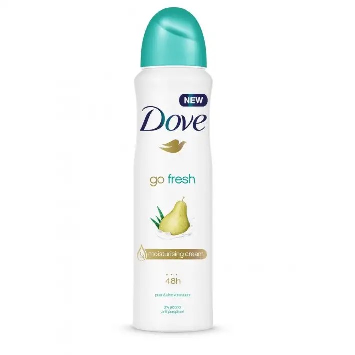 Spray antiperspirant Dove Go Fresh 48h Pear Aloe 150ml