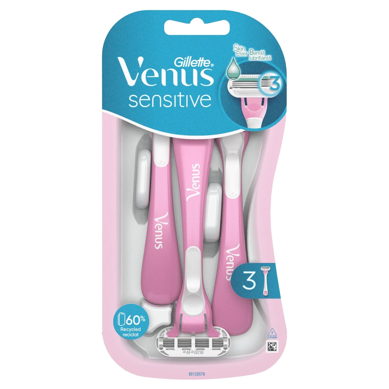Set de lame de ras Gillette Venus Sensitive 3 lame 3 bucăți