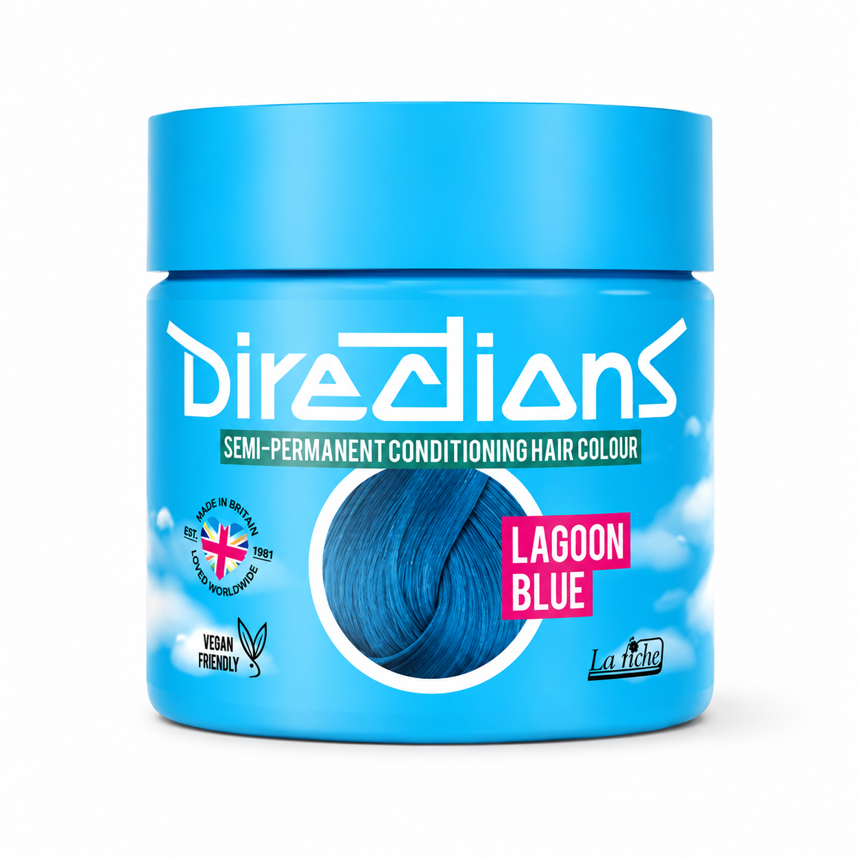 La Riche Directions Semi Permanent Semi-permanent Tonic pentru păr Lagoon Blue 100ml