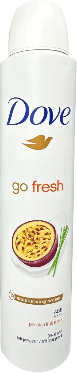 Spray antiperspirant Dove Go Fresh 48h Maracuja 200ml