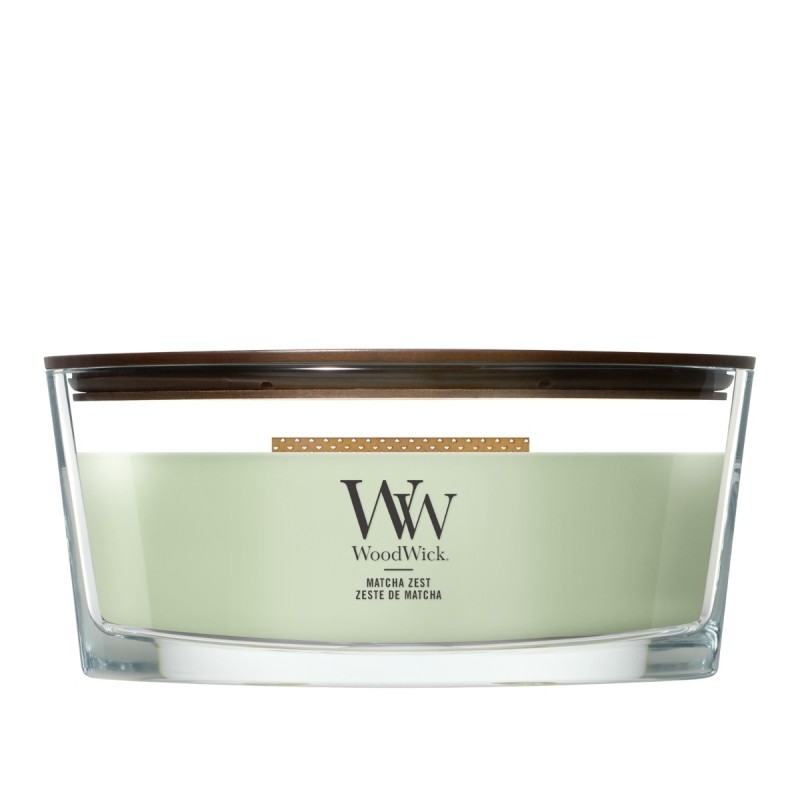 Lumânare WoodWick Ellipse Matcha Zest