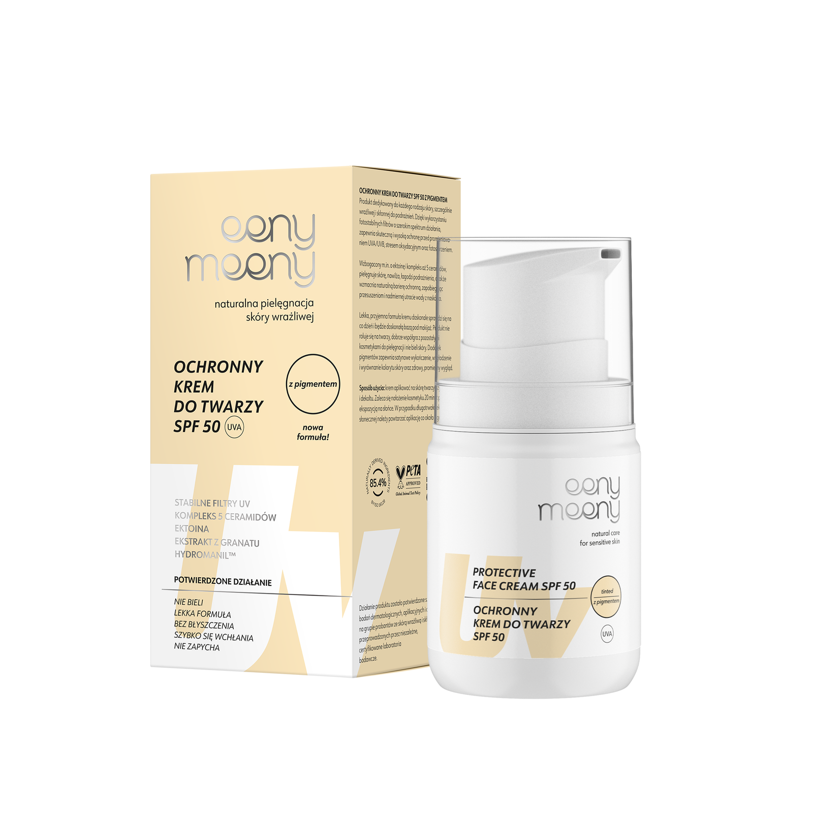 Eeny Meeny Protective Face Cream cu filtru SPF50 50ml