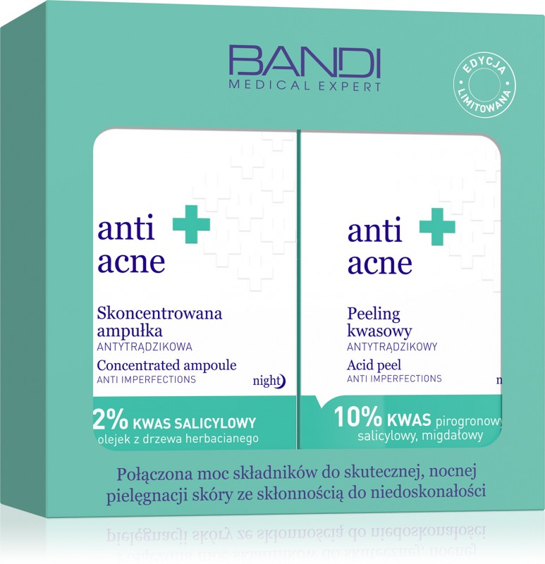 Bandi Anti Acne + Acne Kit Acid Peeling + Ampoule