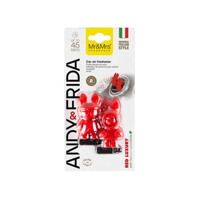Mr & Mrs Fragrance Andy & Frida Red Odorizant auto de lux