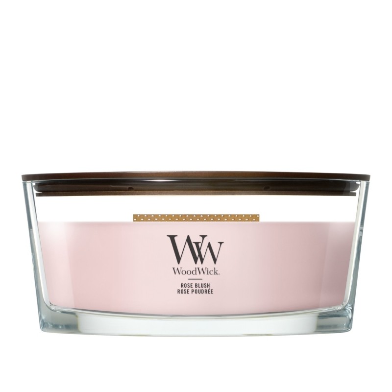Lumânare WoodWick Ellipse Rose Blush