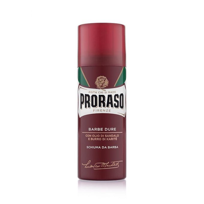Proraso Red Spumă de ras hrănitoare 50ml