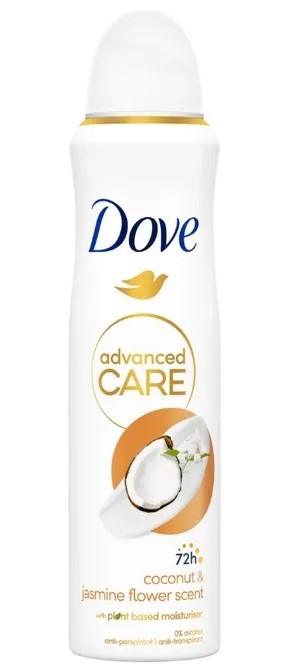 Spray antiperspirant Dove Go Fresh 72h Advanced Care Coconut Jasmine 250ml