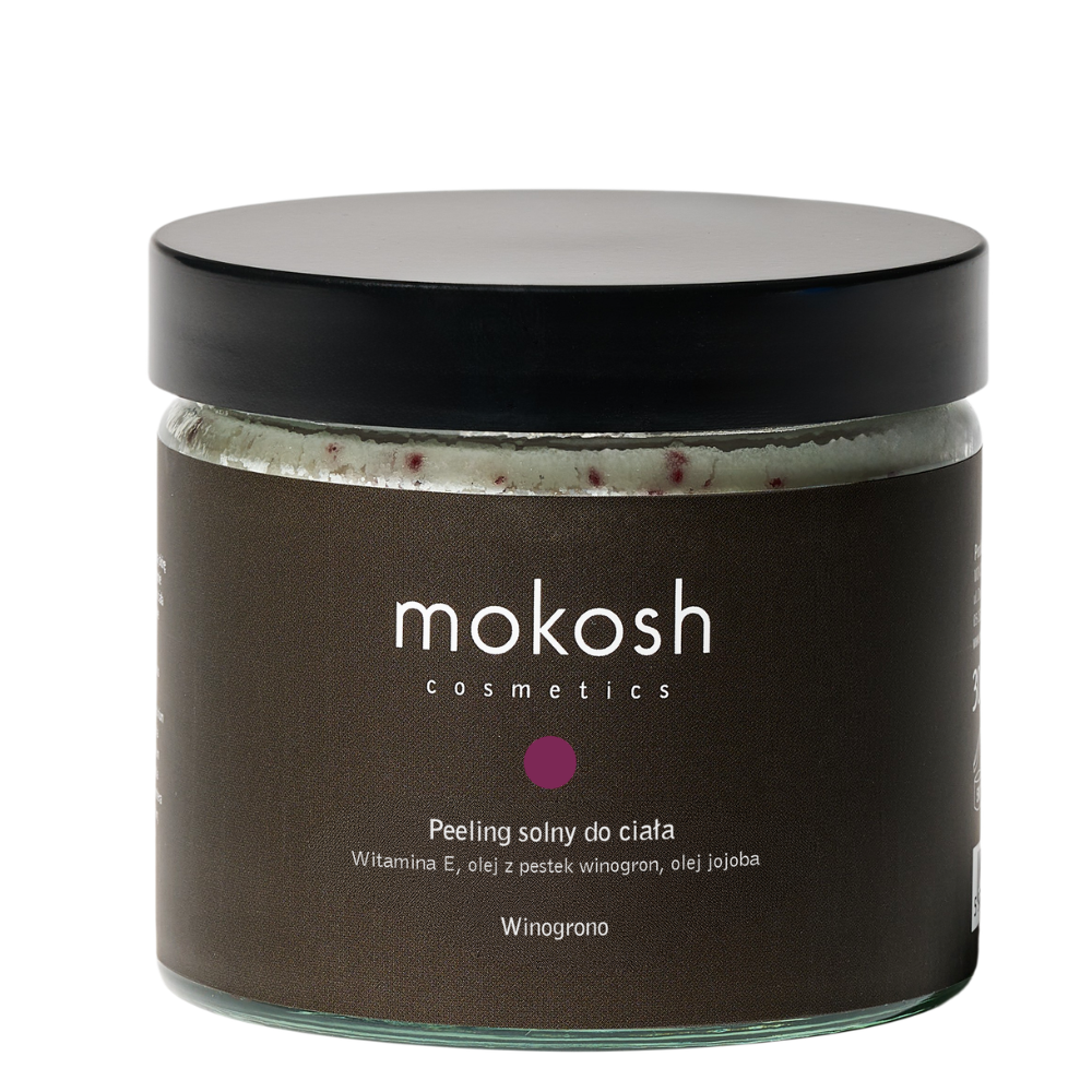 Mokosh Salt Body Scrub Grape 300g