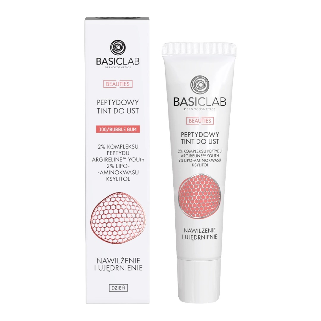 BasicLab Beauties Peptide Lip Tint Hidratare și fermitate 100 Bubble Gum