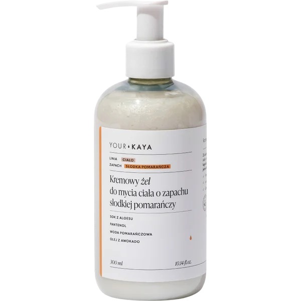 Gel cremos de spălare a corpului Your Kaya cu parfum de portocale dulci 300ml