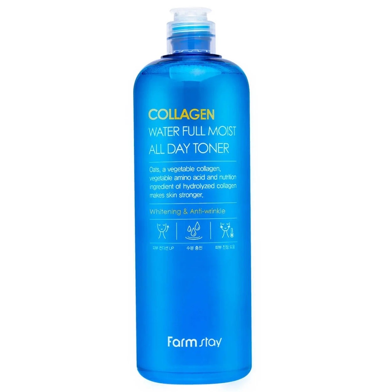 Farmstay Collagen Water Full Moist Hydrating Face Tonic cu colagen 500ml