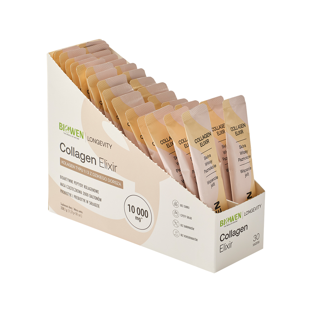 Biowen Colagen Elixir Supliment alimentar 30 de pliculețe