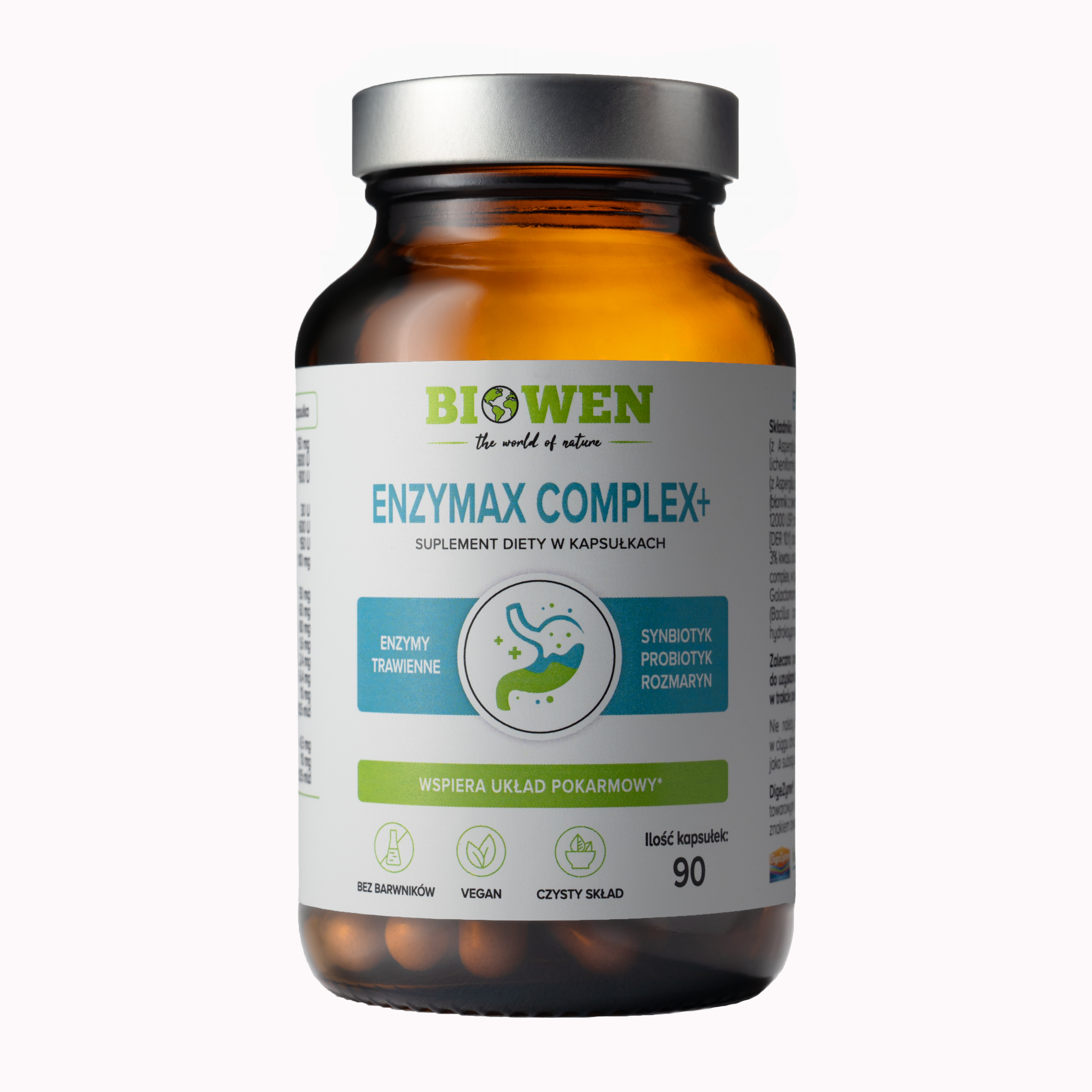 Biowen Enzymax Complex+ Supliment alimentar 90 de capsule