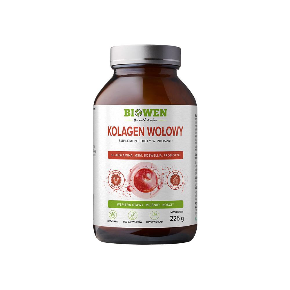 Biowen Colagen de vită Supliment dietetic pulbere 225g