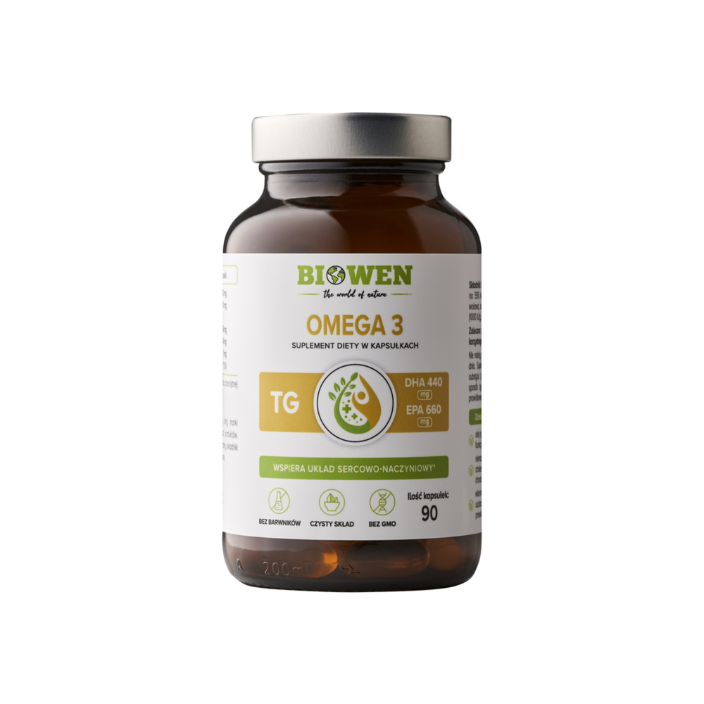Biowen Omega 3 - Supliment alimentar, 90 de capsule
