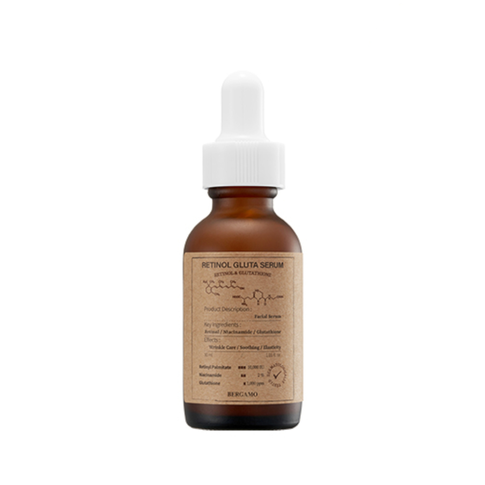 Bergamo Retinol Gluta Ser de față cu retinol și glutation 30ml