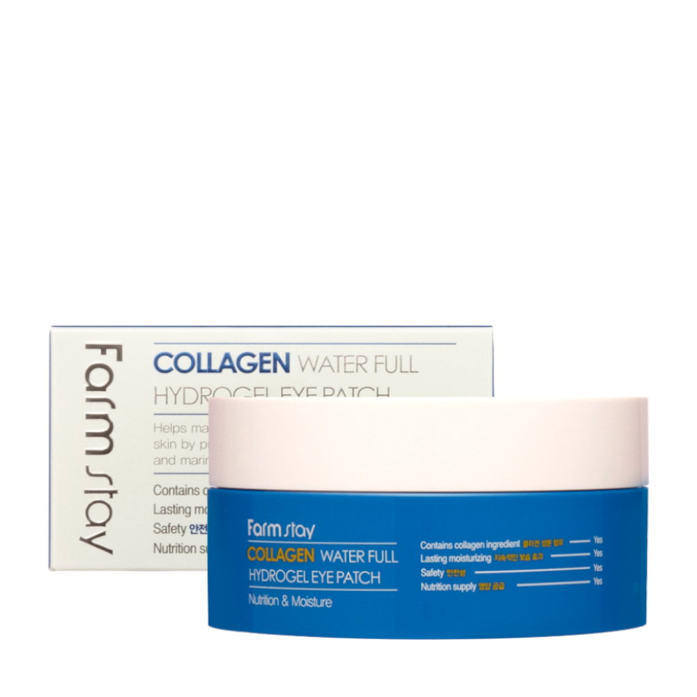 Farmstay Colagen Hydrogel Eye-Plates cu colagen 60 bucăți