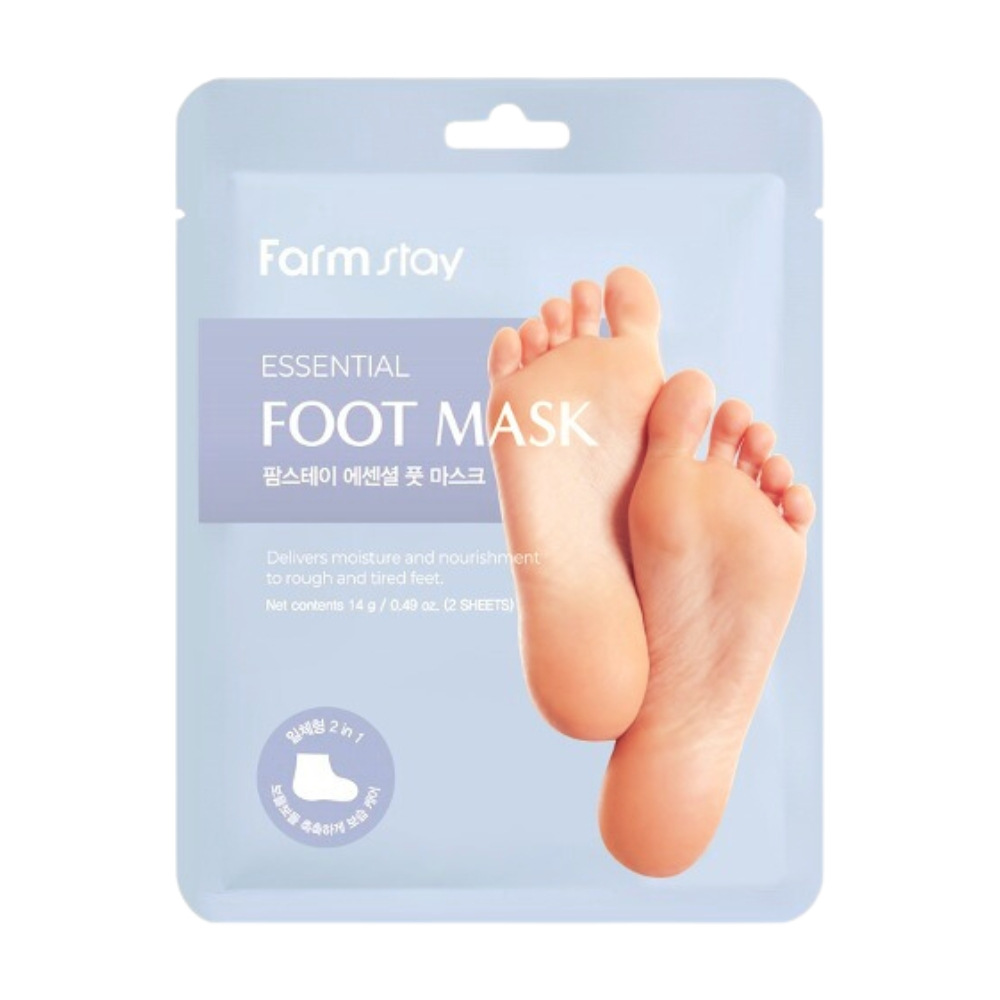 Farmstay Essential Foot Mask Mască hidratantă pentru picioare cu acid hialuronic 14g