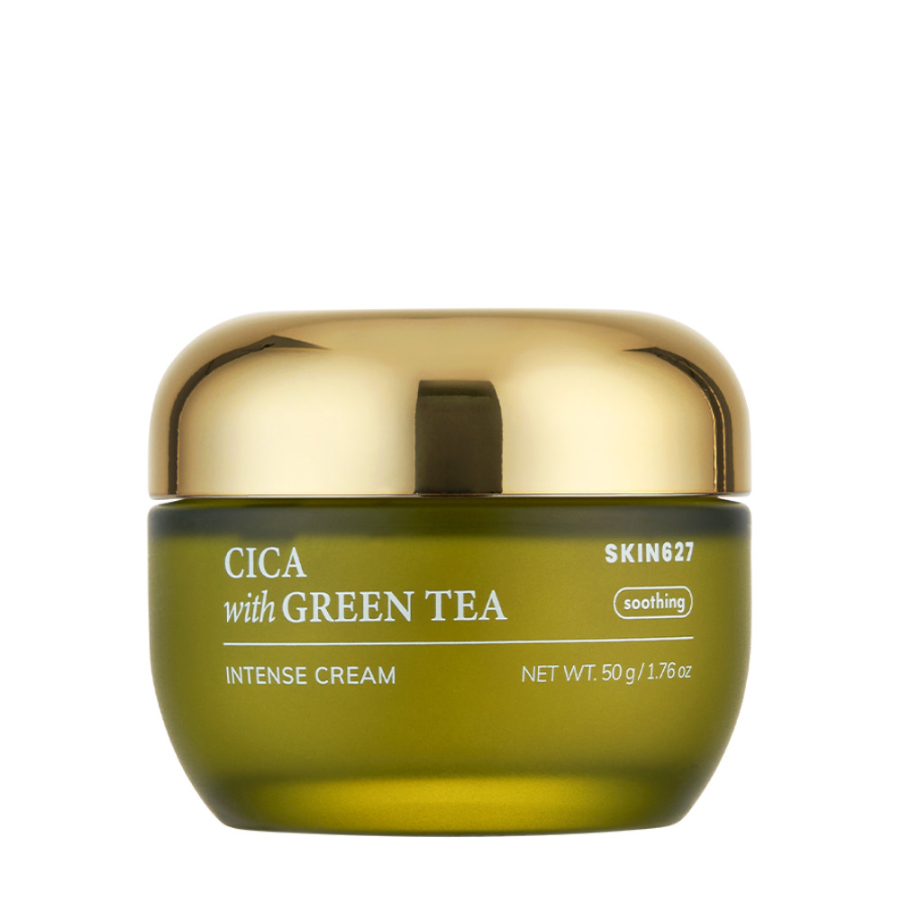 Skin627 Cremă de față calmantă și hidratantă cu Centella Asiatica și ceai verde 50g