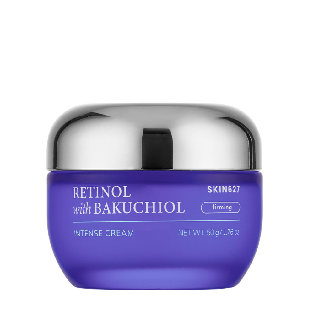 Skin627 Cremă de față netezitoare cu retinol și bacchio 50g