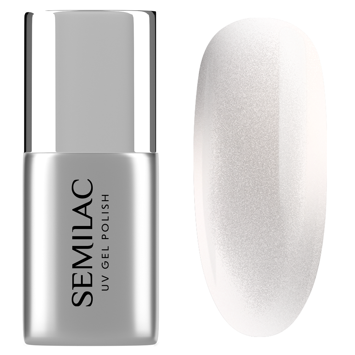 Semilac Top No Wipe T35 Silver Gloss 7ml