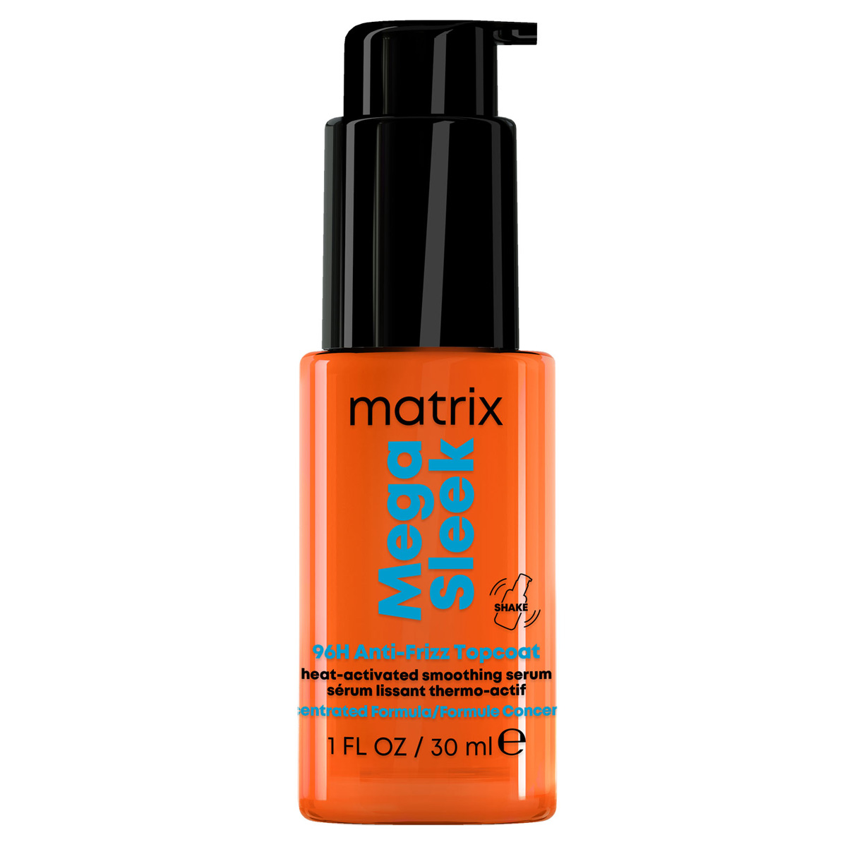 Matrix Mega Sleek 96H Anti-Frizz - Ser netezitor împotriva părului creț, 30 ml
