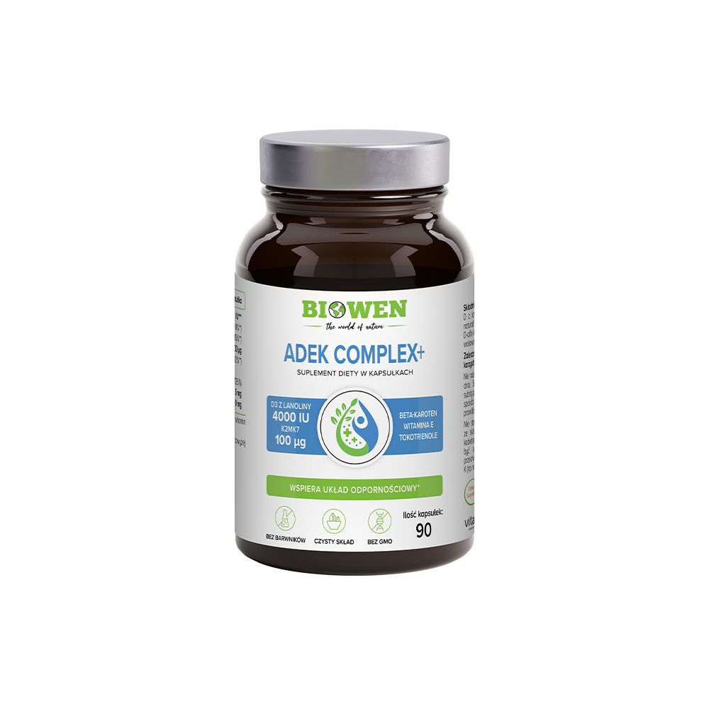 Biowen ADEK Complex+ Supliment alimentar 90 de capsule