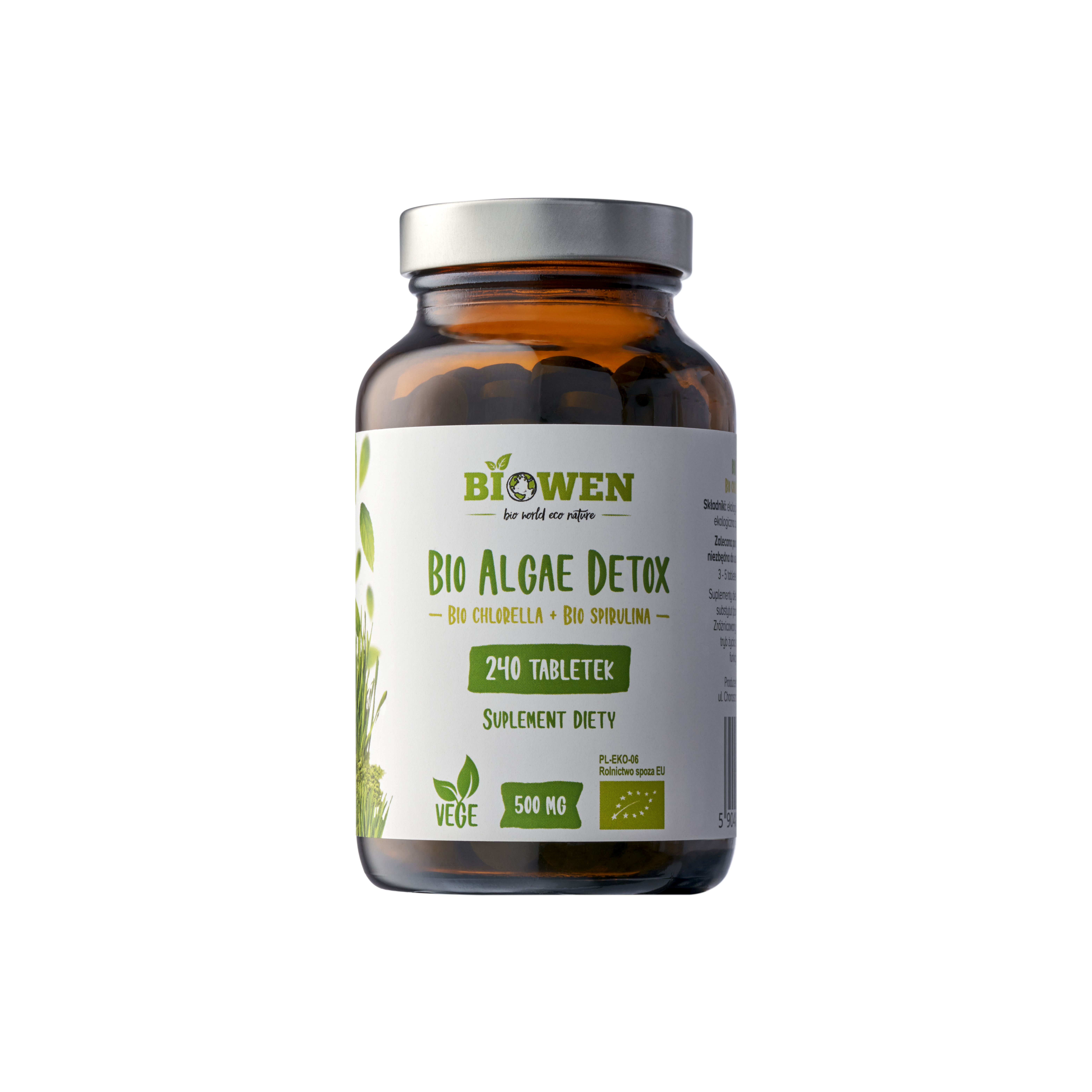 Biowen BIO Algae Detox - supliment alimentar, 240 de comprimate