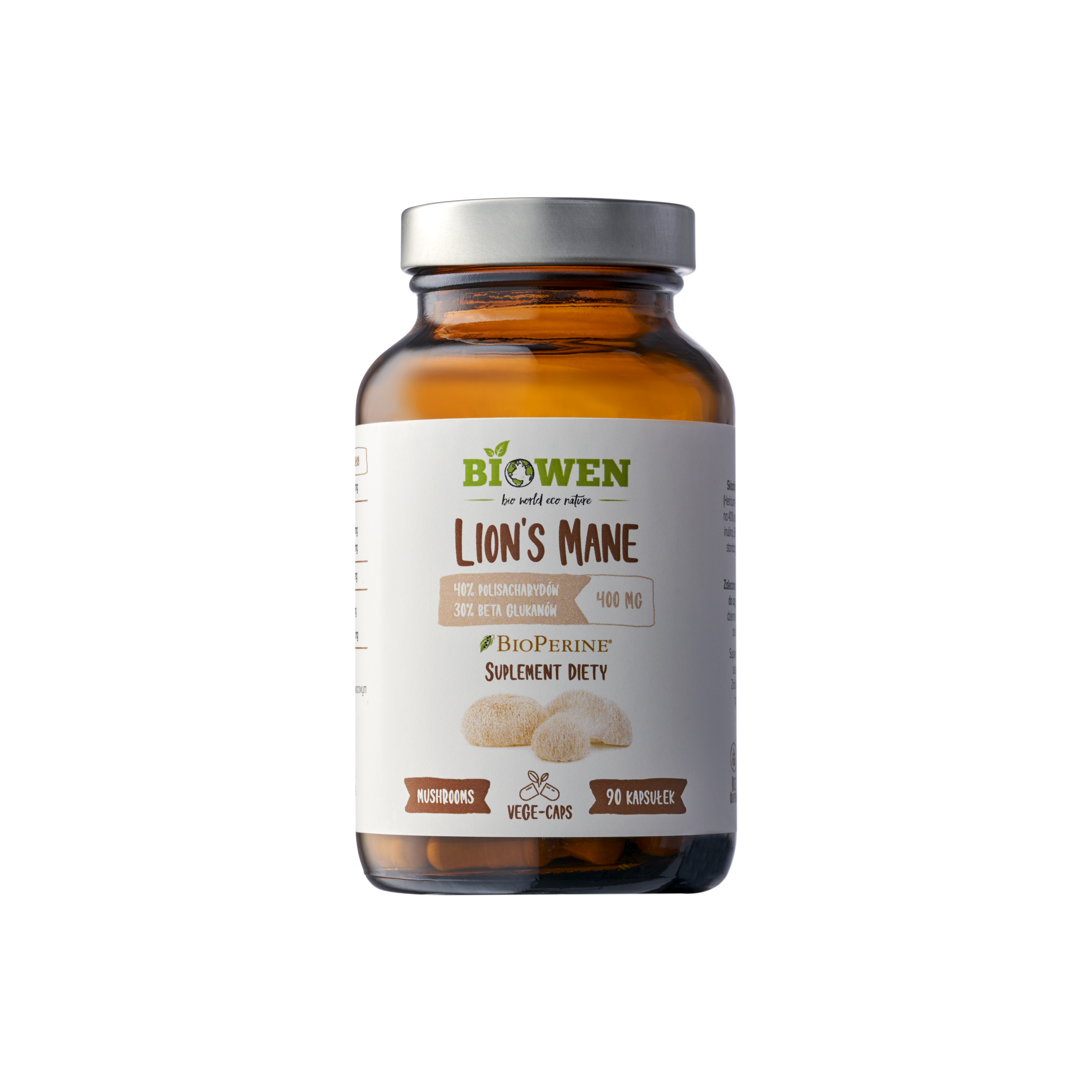 Biowen Lions Mane Supliment alimentar 90 de capsule