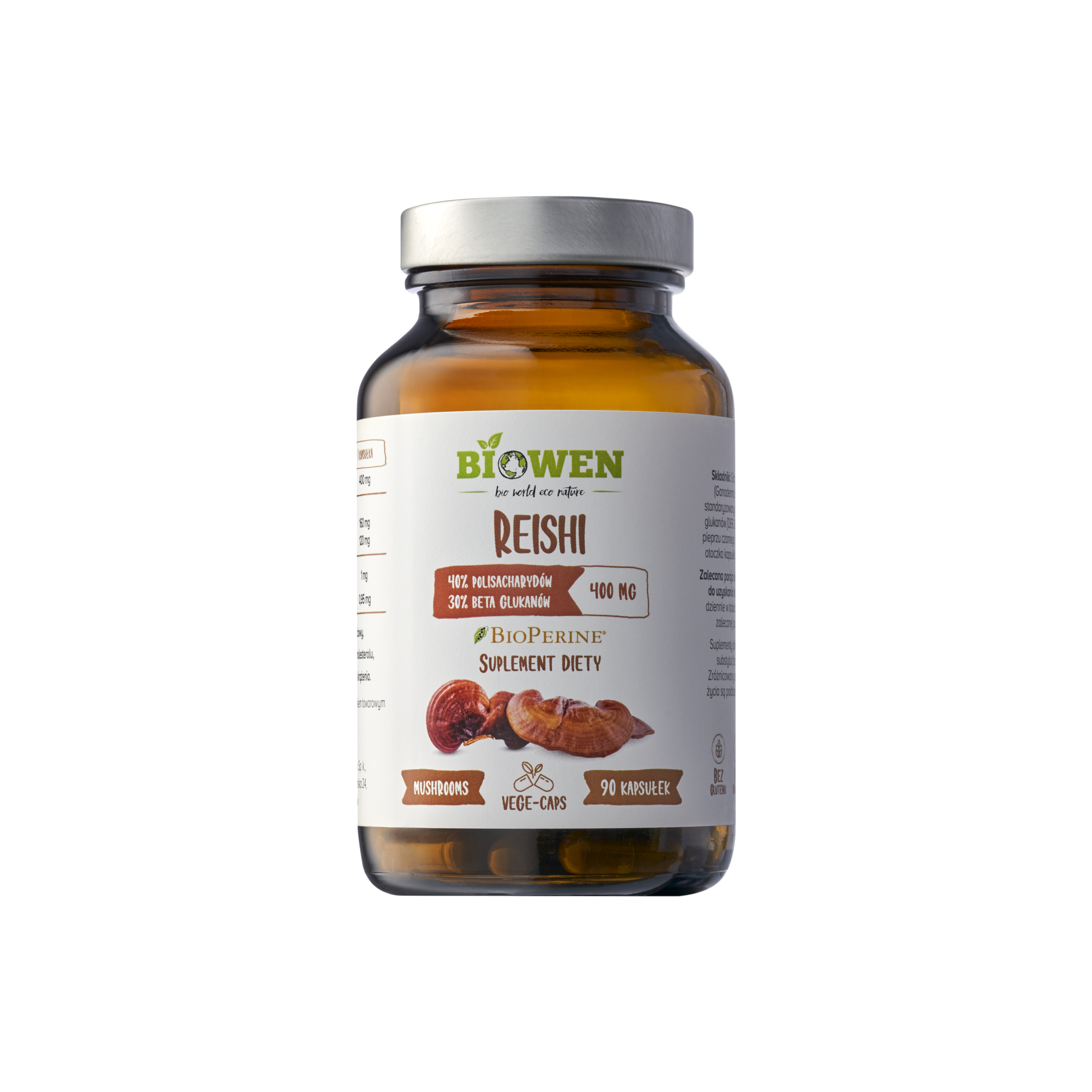 Biowen Reishi - Supliment alimentar, 90 de capsule