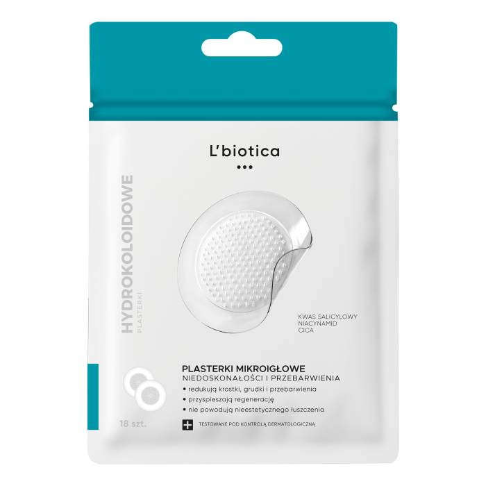 Lbiotica Hydro-colloid Microneedle Patches pentru imperfecțiuni și hiperpigmentare 18 bucăți