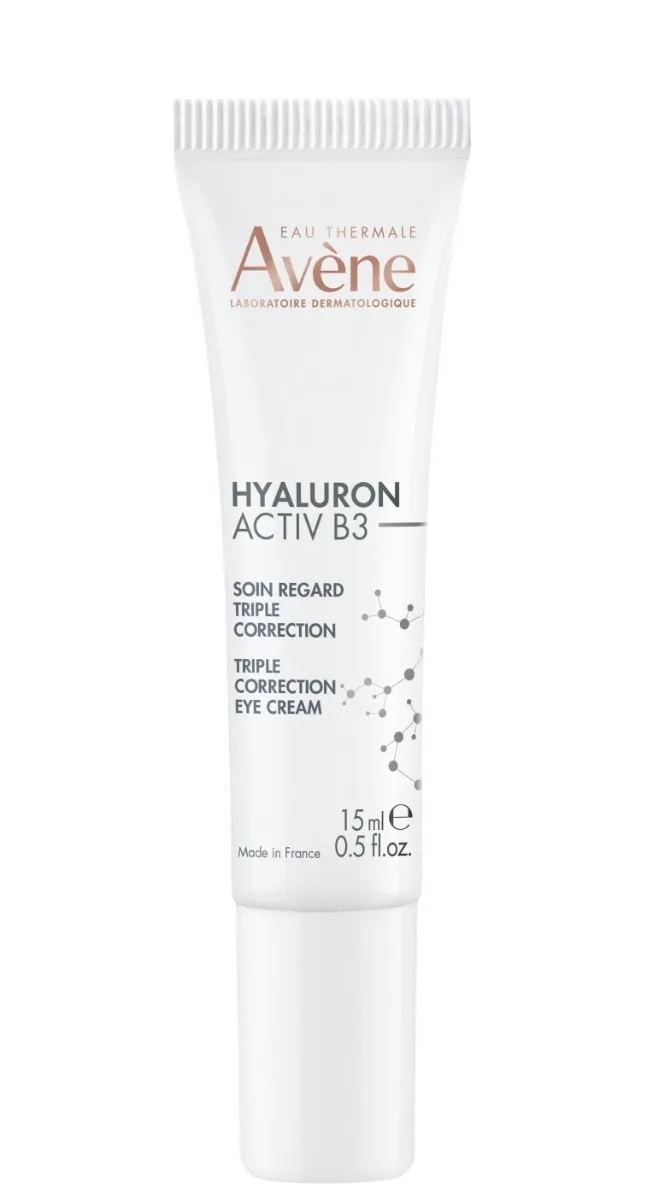 Avene Hyaluron Activ B3 Cremă pentru zona ochilor cu triplă acțiune 15 ml
