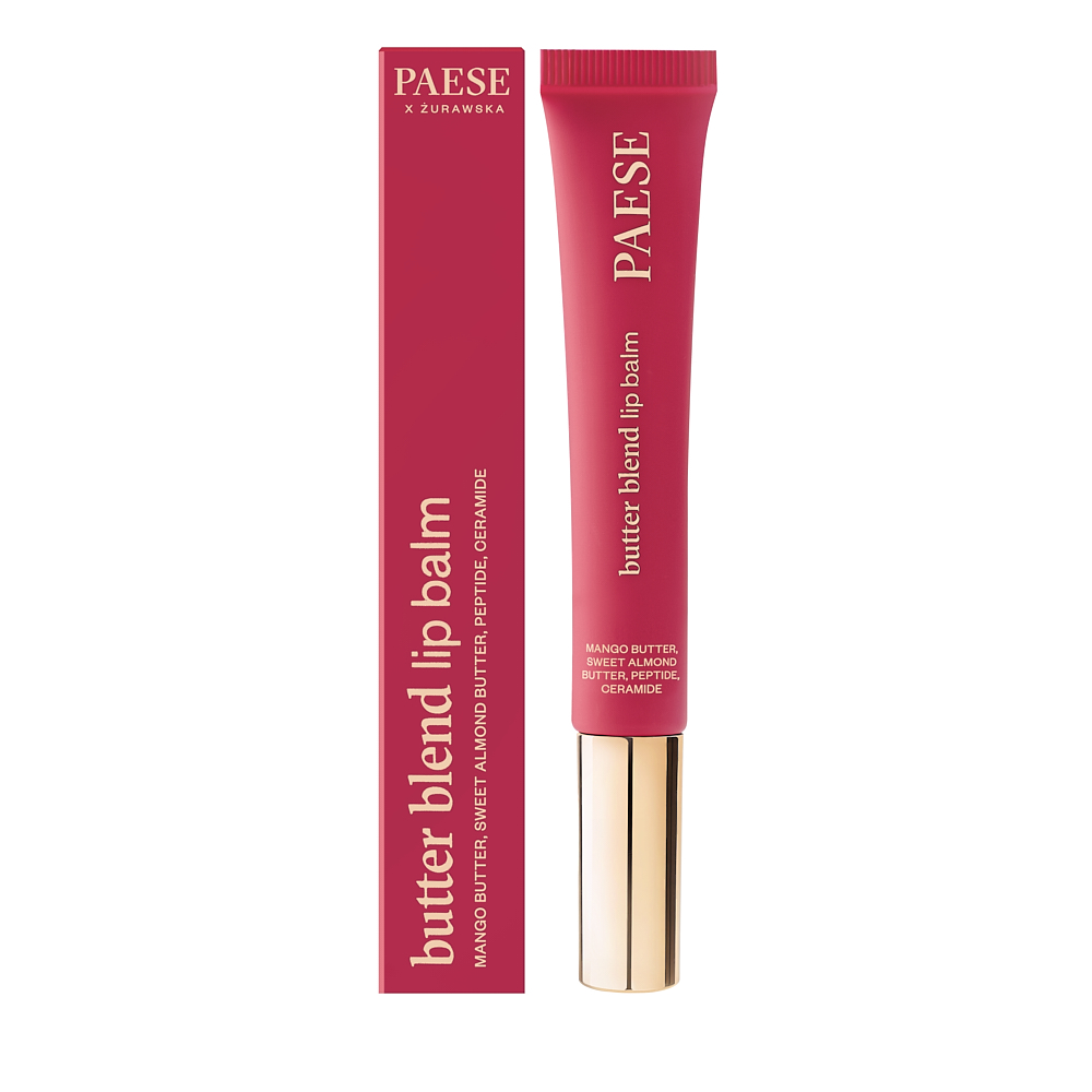 PAESE X Żurawska Butter Blend Lip Balm - Balsam de buze cu unt 04 Raspberry Glaze