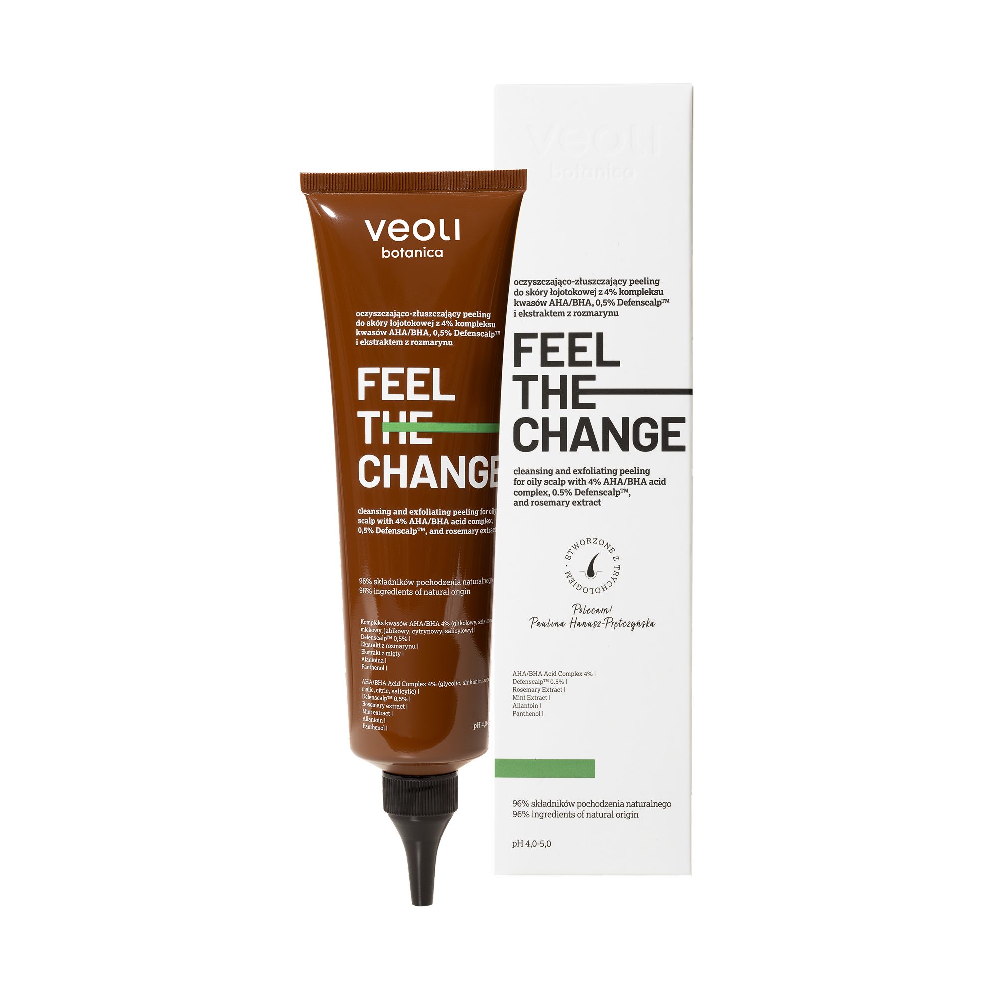 Veoli Botanica Feel The Change Oczyszczająco-Złuszczający Peeling do Skóry Łojotokowatej 150ml