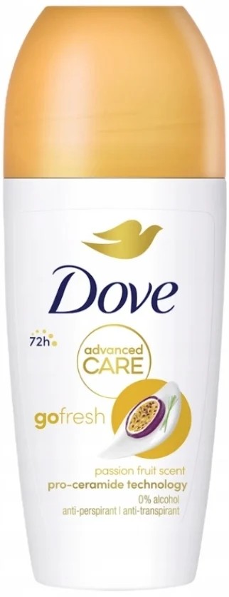 Dove Go Fresh 72h Antiperspirant cu bilă, aromă de maracuja, 50 ml