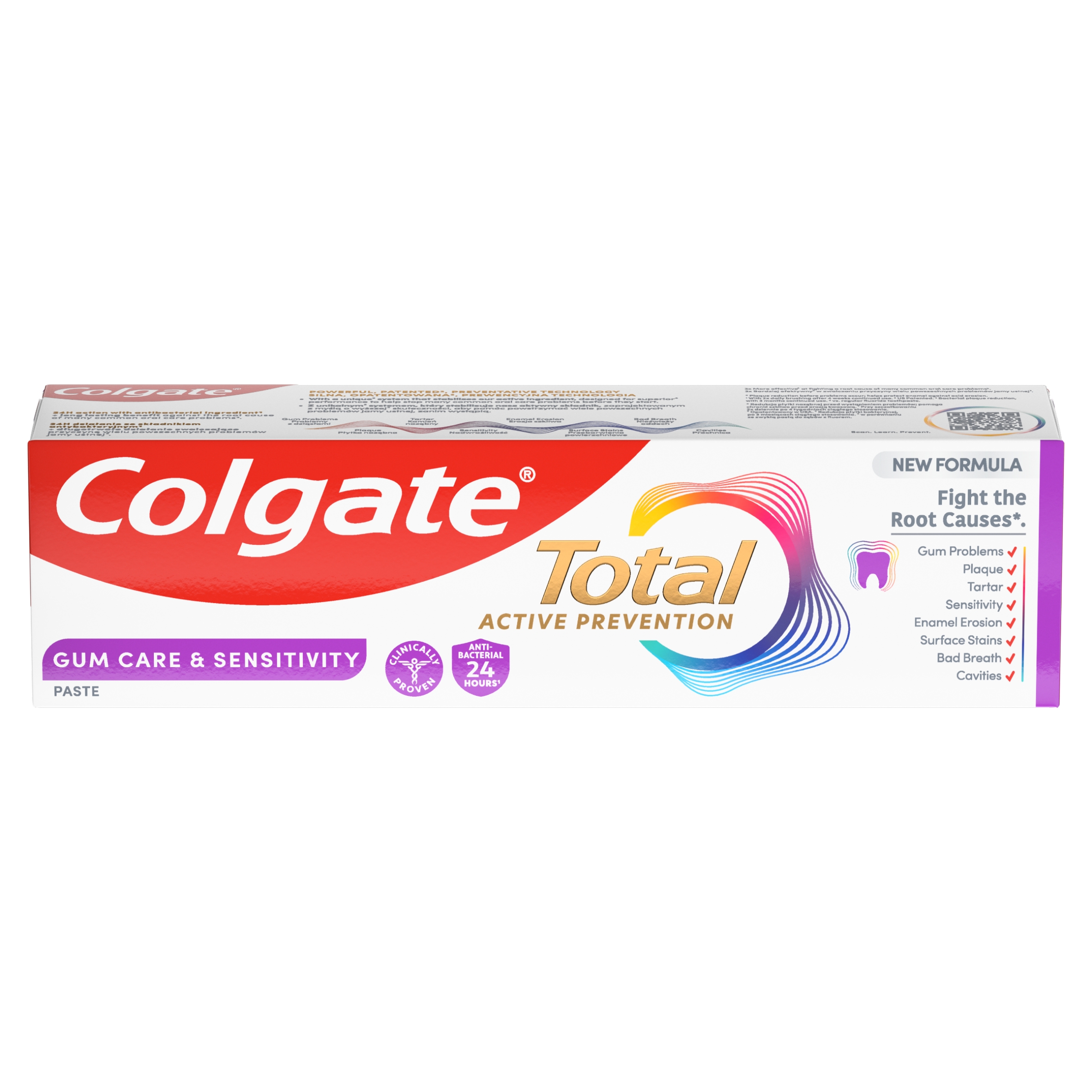 Colgate Total Active Prevention Pastă de dinți pentru îngrijirea gingiilor și sensibilitate 75 ml