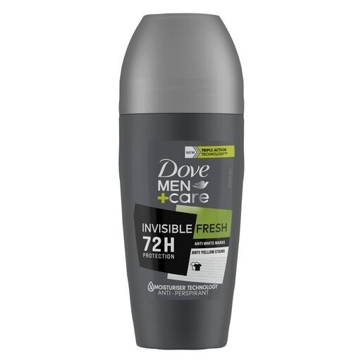 Dove Men + Care Fresh Invisible 72h Protection Antiperspirant cu bilă 50 ml