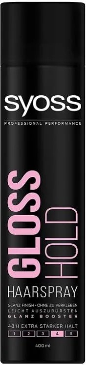 Syoss Gloss Hold 4 Lac de păr pentru strălucire 400 ml